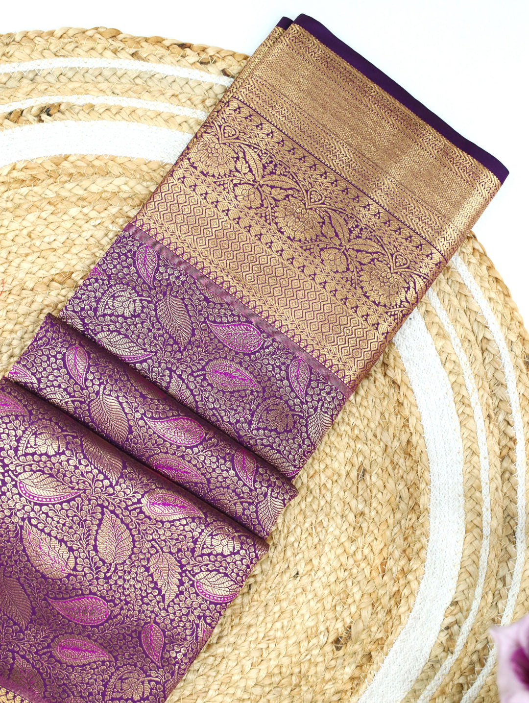 Art Fancy Self Resham Brocade Saree