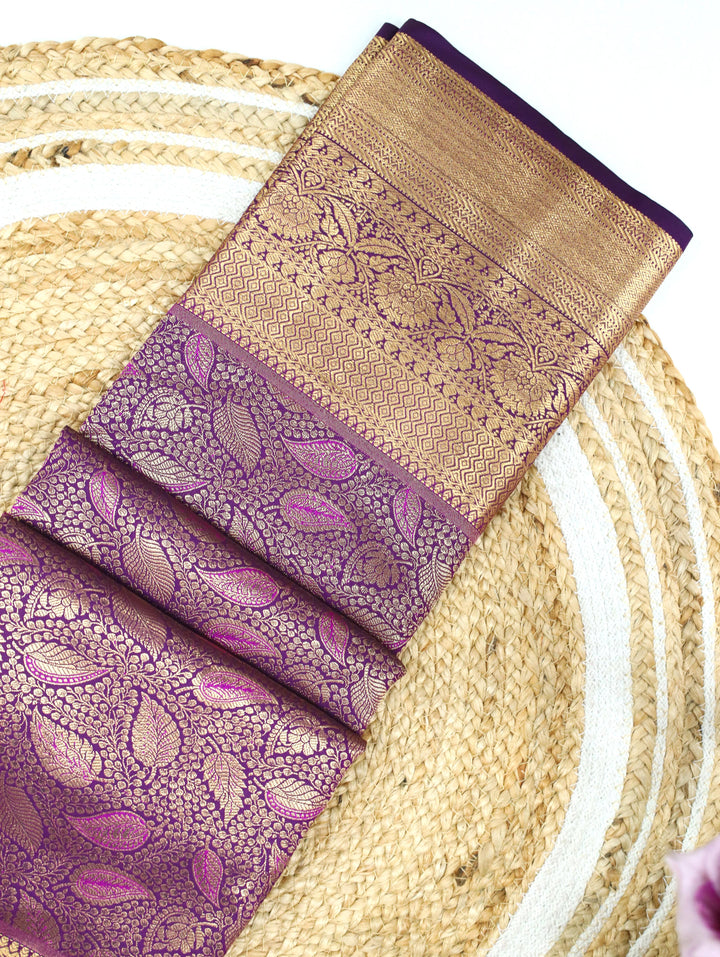 Art Fancy Self Resham Brocade Saree