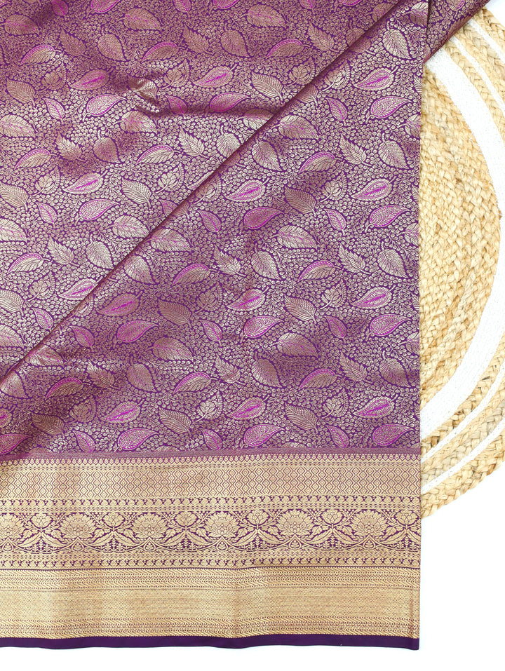 Art Fancy Self Resham Brocade Saree