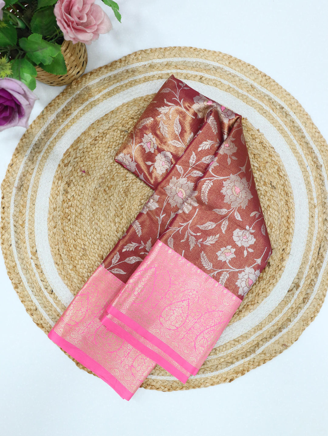 Art 3 Finger Tissue Saree