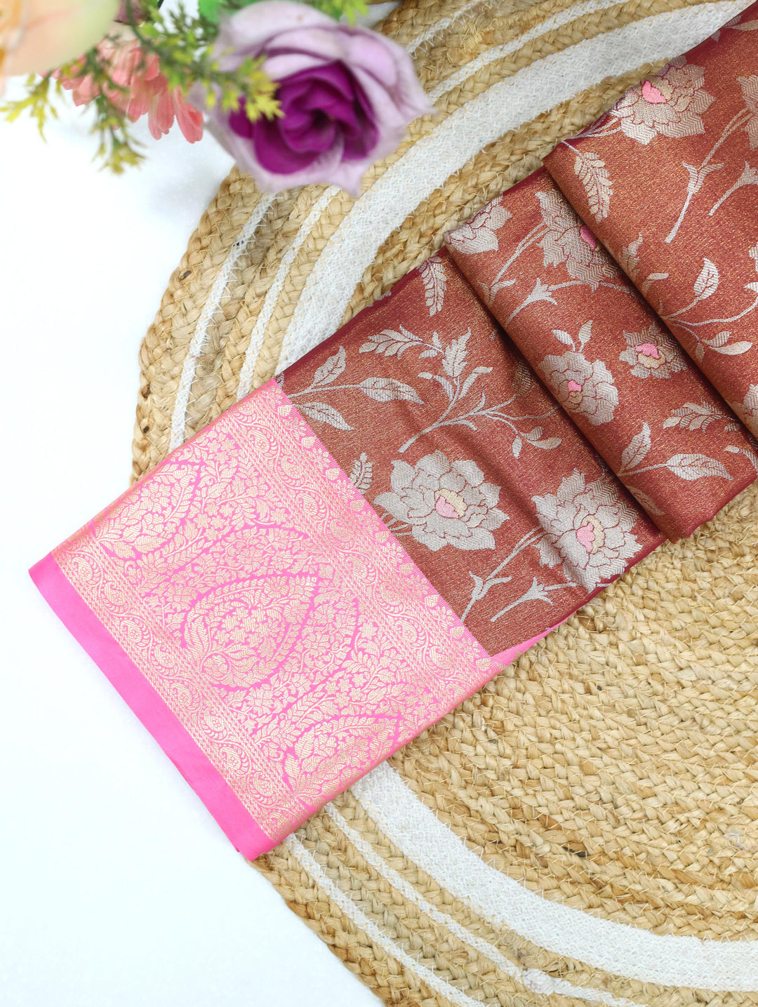 Art 3 Finger Tissue Saree