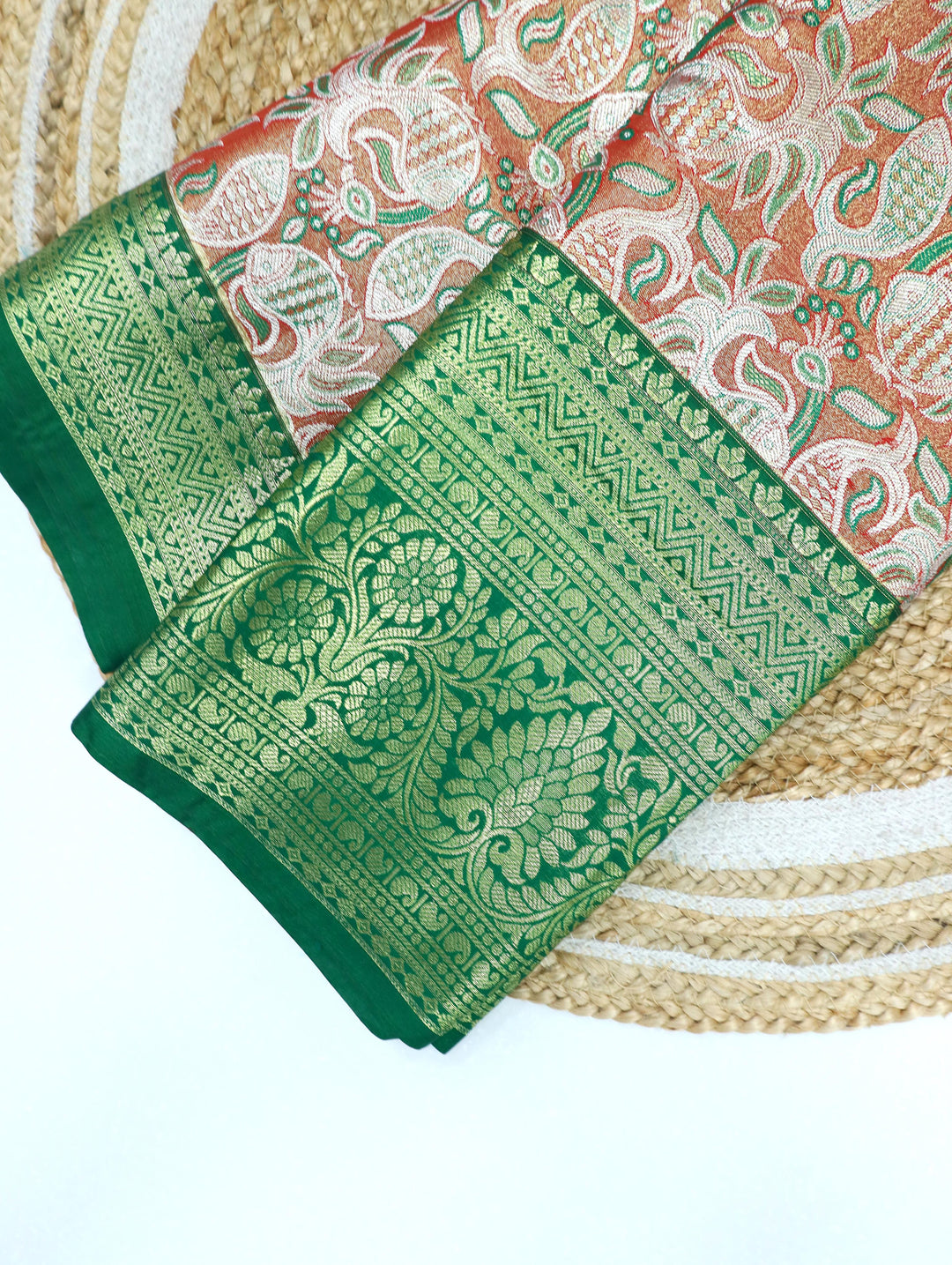 Art Korvai 2 Card All Self Saree