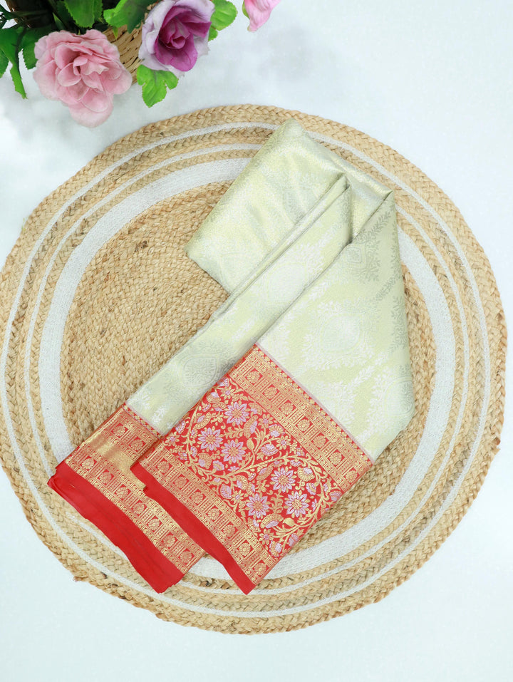 Art Meena Tissue Brocade Saree
