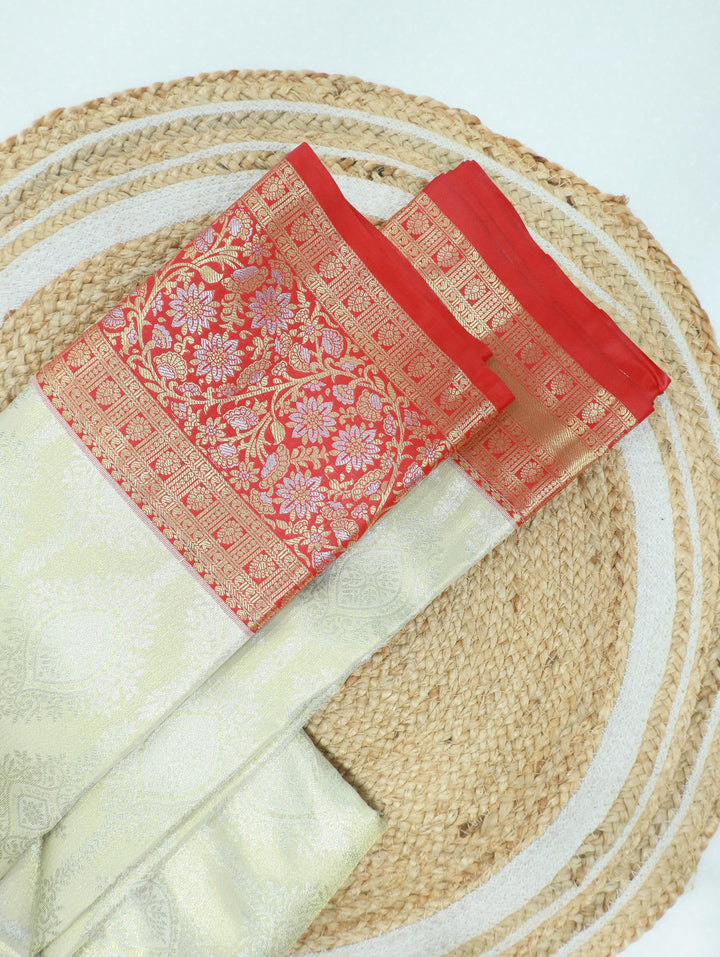 Art Meena Tissue Brocade Saree