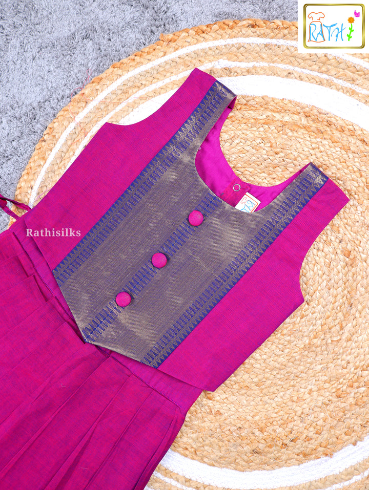 Traditional Purple Pavadai Sattai