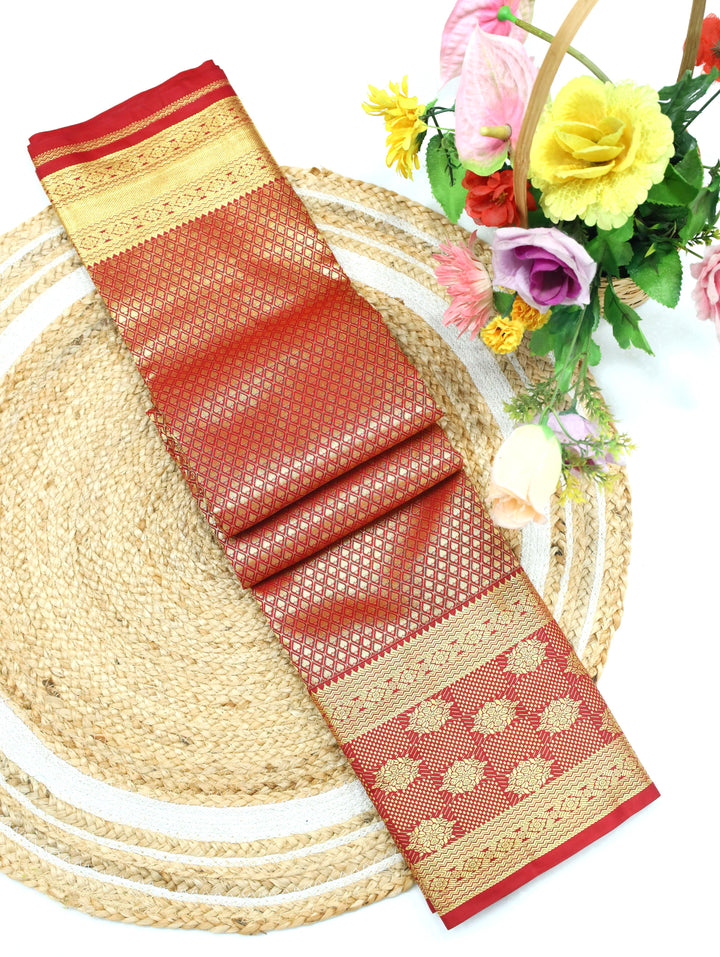 Art saree Isai Red
