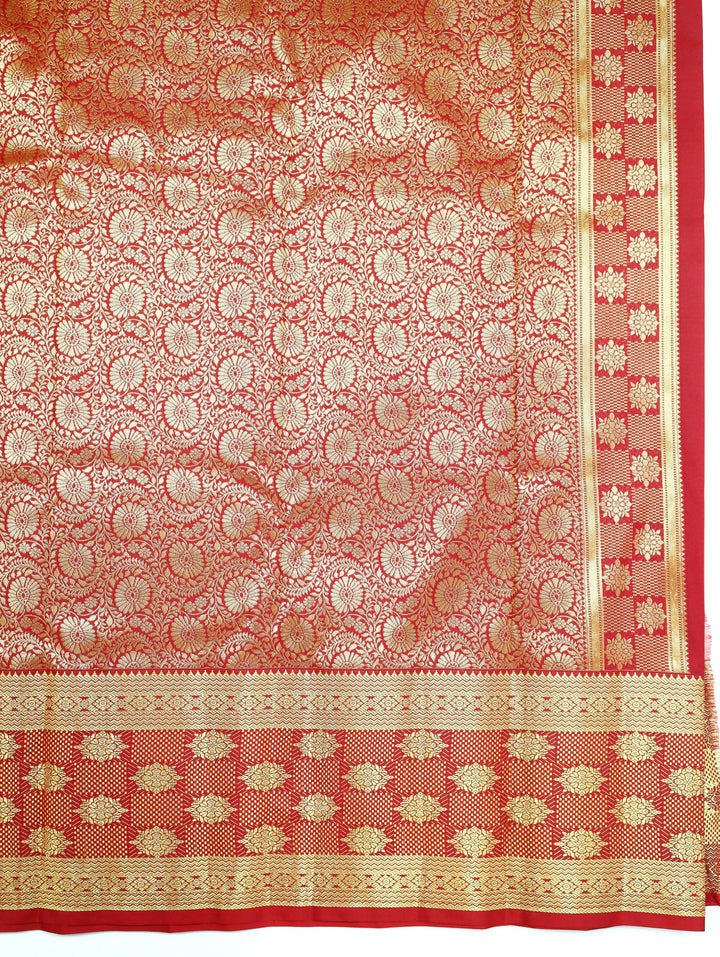 Art saree Isai Red