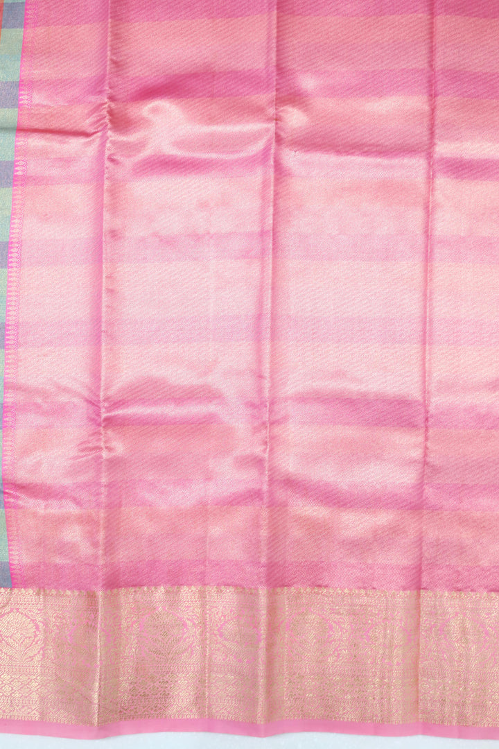 Art Saree Art kanchi Multi Check Saree