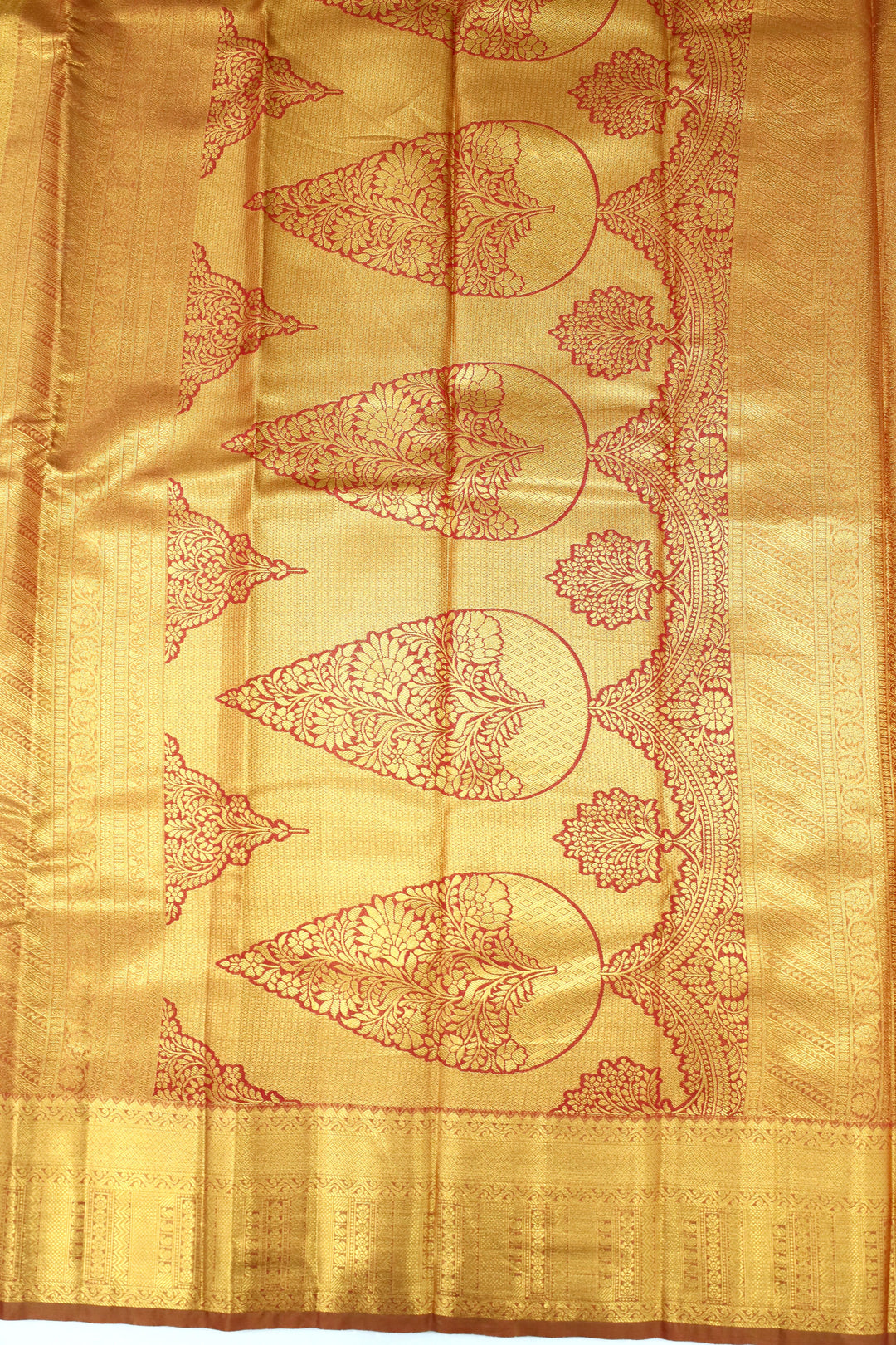 Art Saree Temple Tissue Brocade Saree