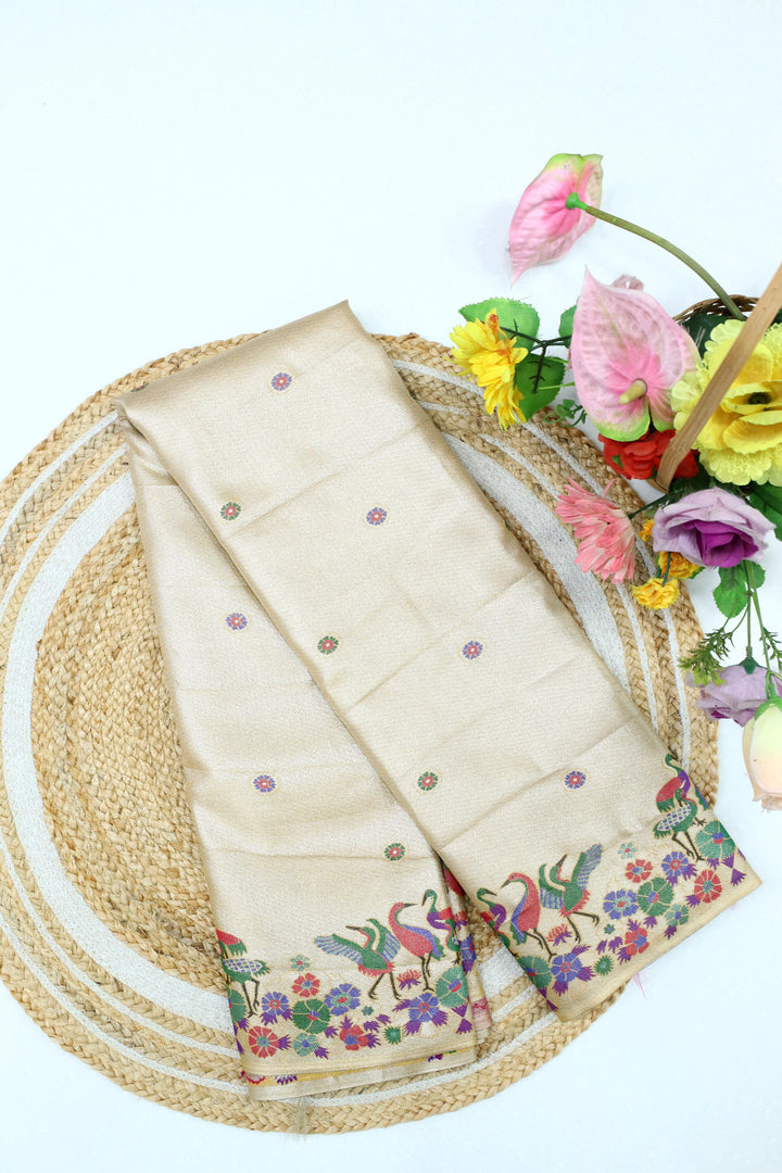 Art Saree Suvarna Tissue Turning Br