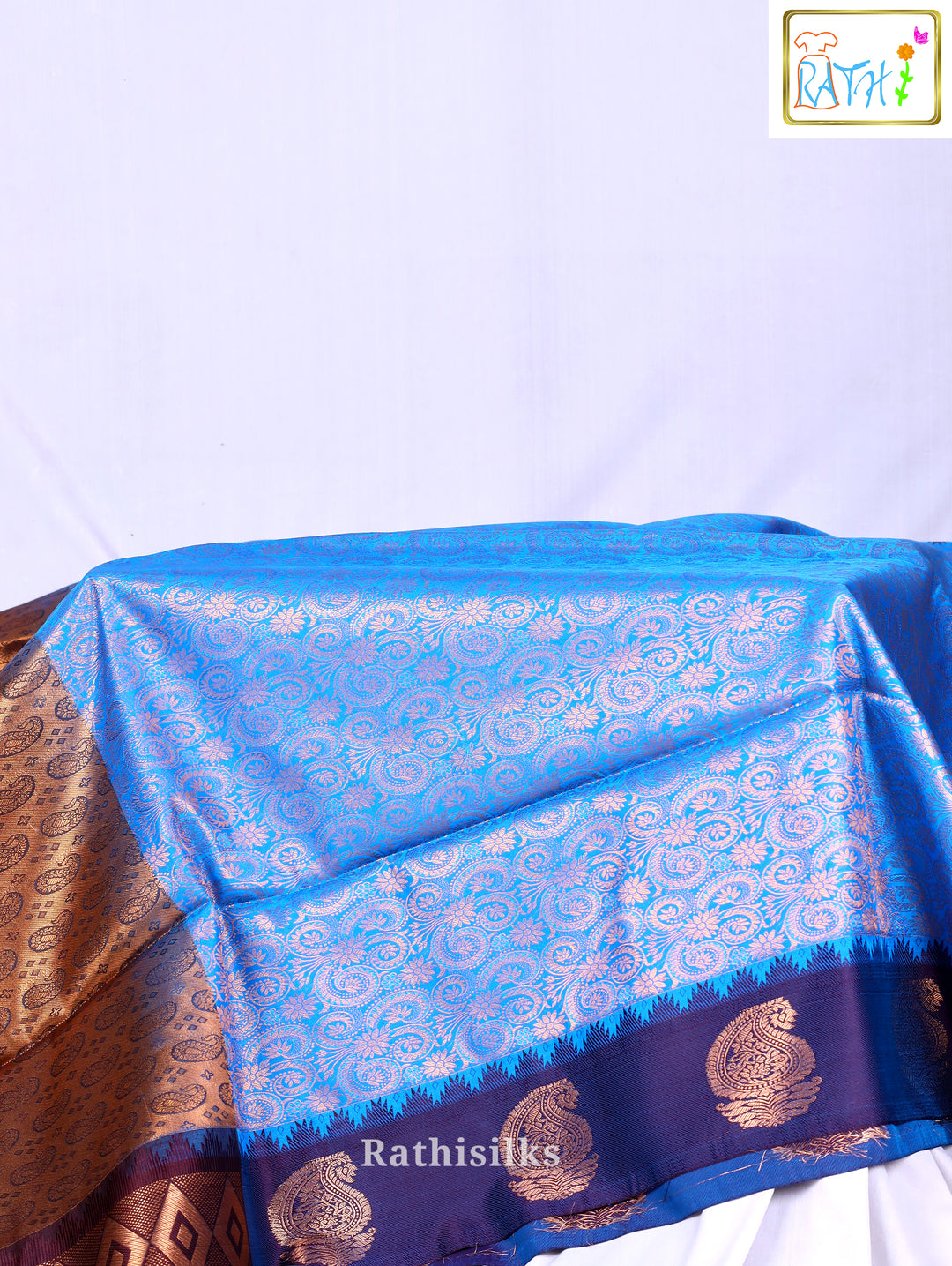 Blue Art Silk Saree