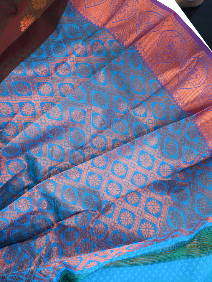 Draksha-Maroon Tana Art Saree