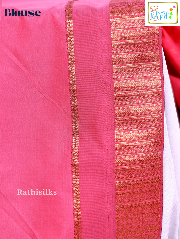 Pink Art Silk Saree