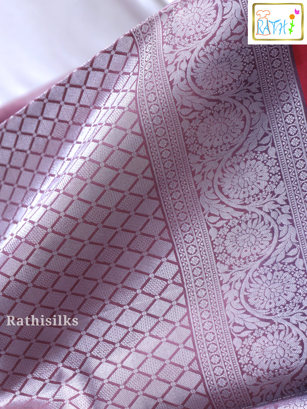 Vibrant Hot Pink Art Silk Saree