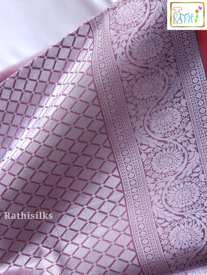 Vibrant Hot Pink Art Silk Saree