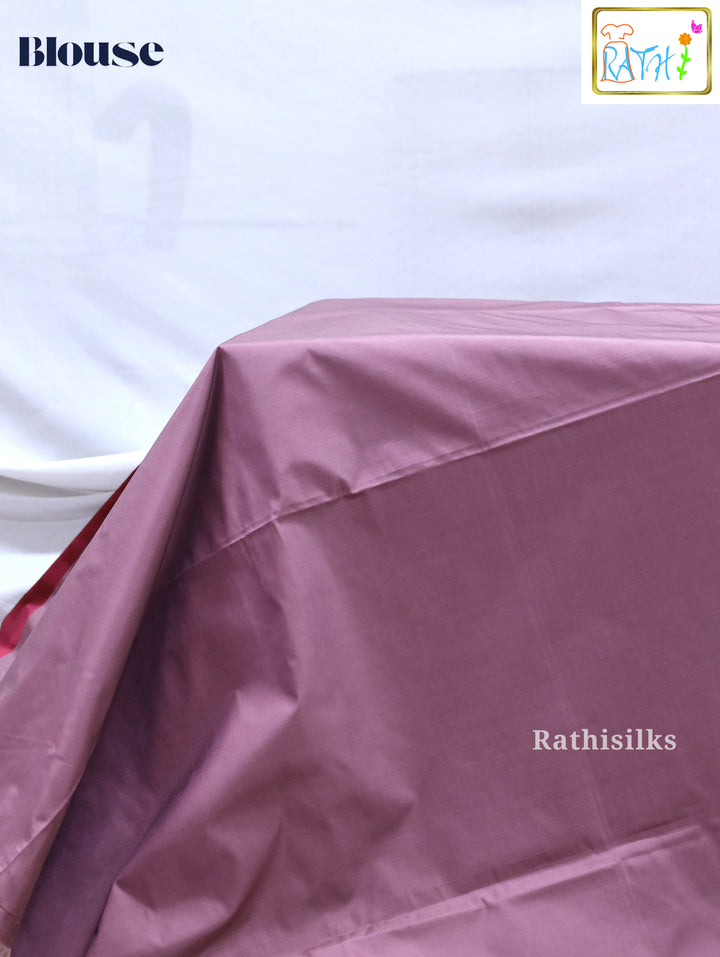 Vibrant Hot Pink Art Silk Saree