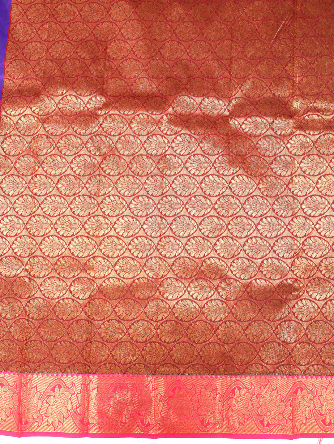 Kalyani- Royal Violet tana Art Saree