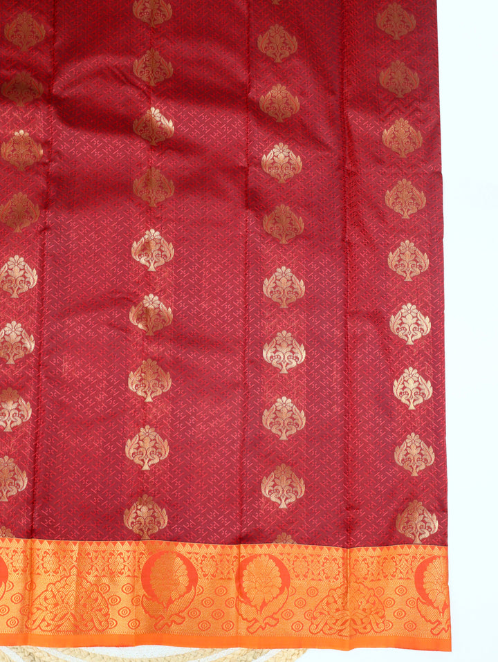 Sindhoora -Deep Maroon Tana Art Saree