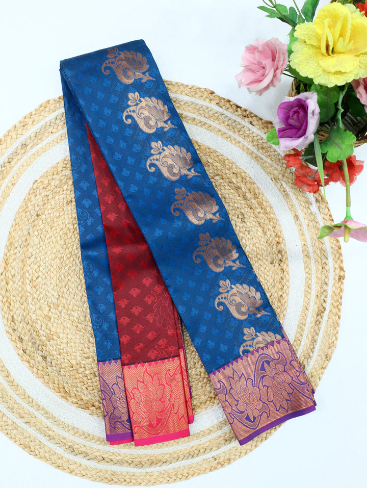 Nilakshi - Yale Blue Tana Art Saree