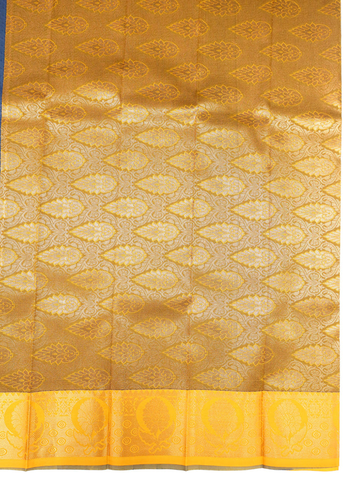 Varna - Ash Blue Tana Art Saree