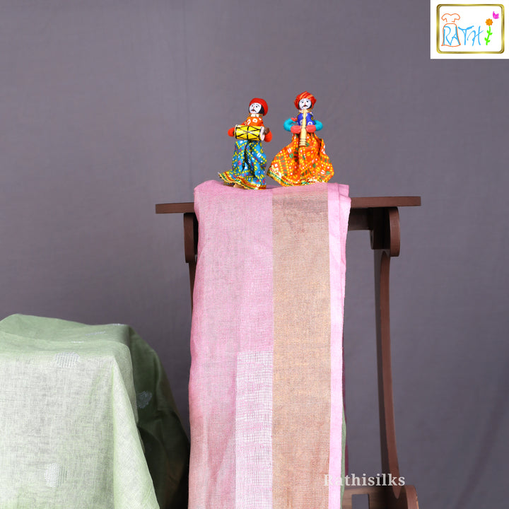 Chic Mint Green Saree