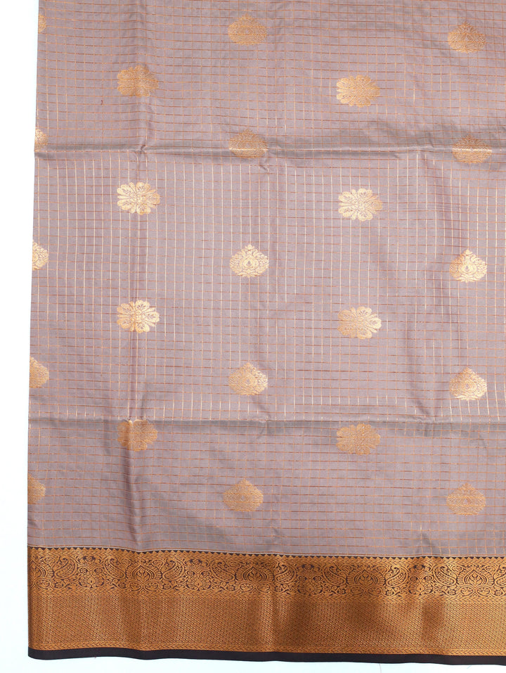 Mrinmayi- Rose Brown Art Silk Saree