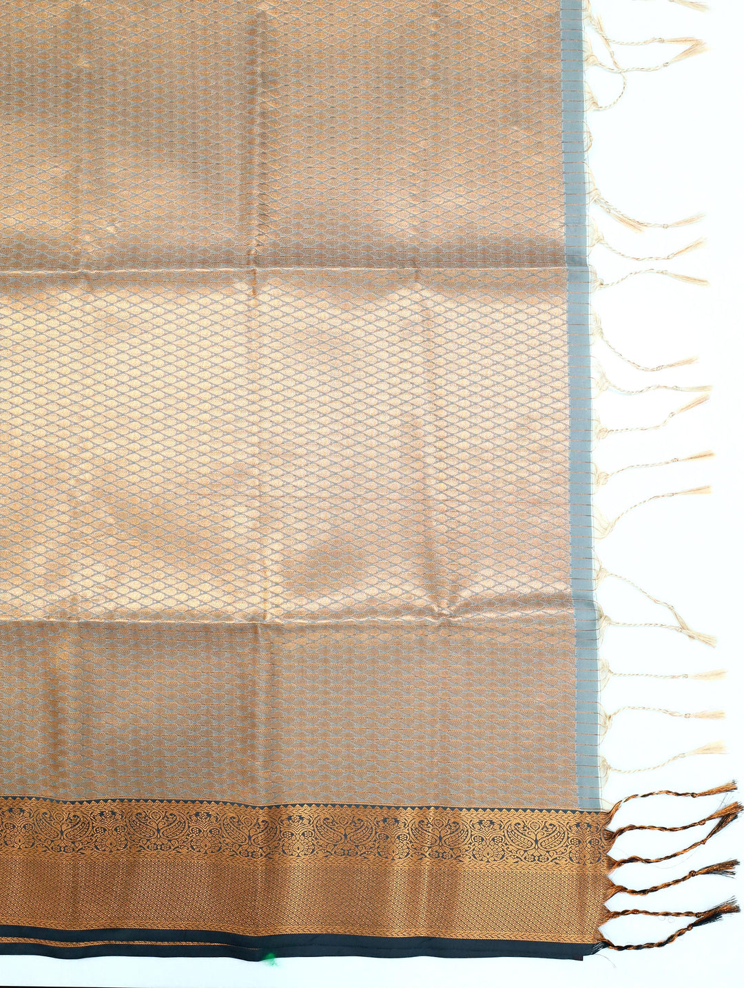 Mrinmayi- Rose Brown Art Silk Saree