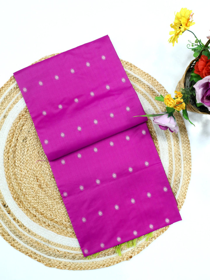 Vasundhara - Rani Pink Art Silk Saree