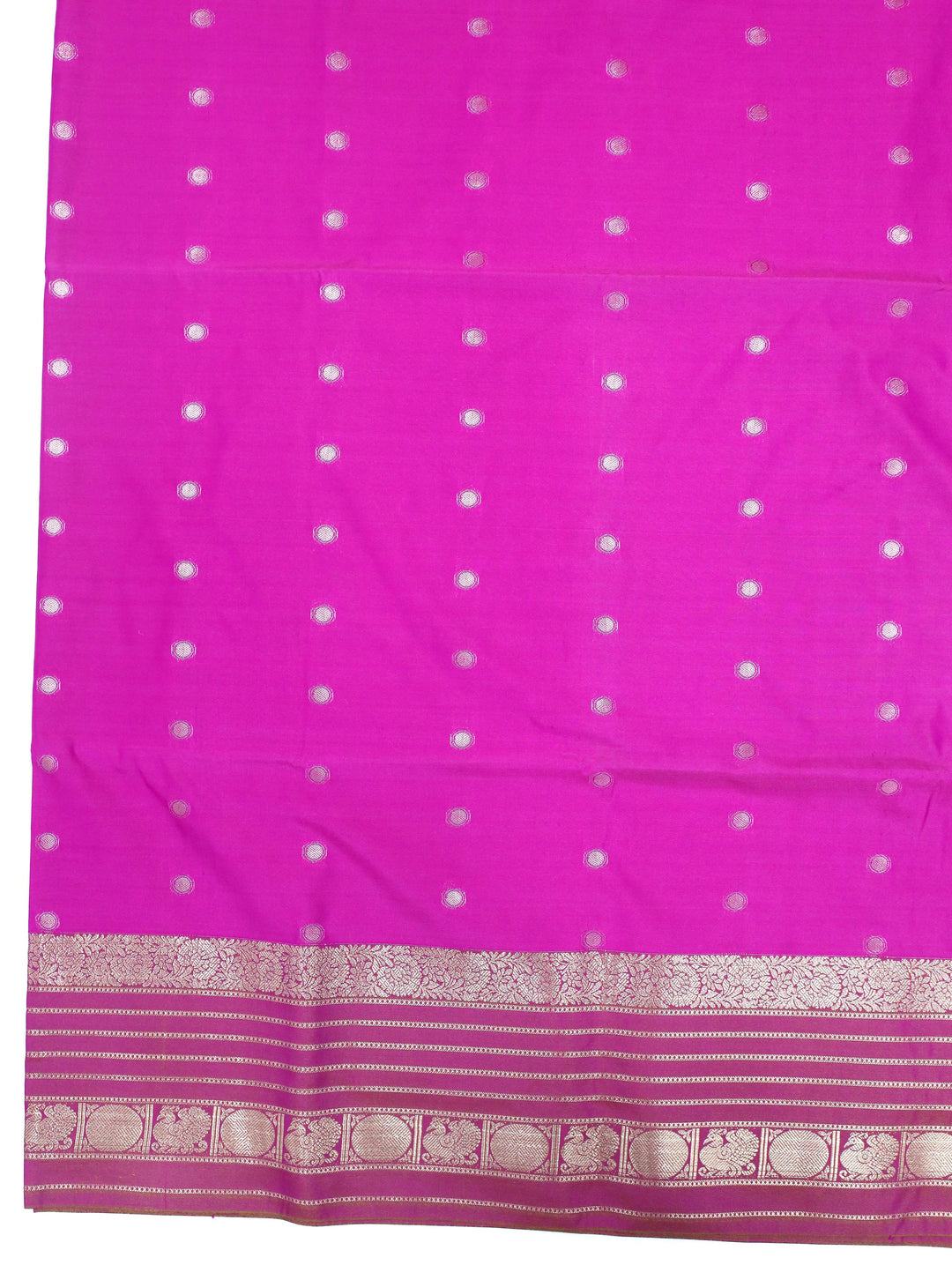 Vasundhara - Rani Pink Art Silk Saree