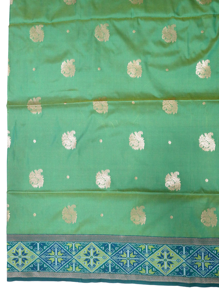 Nilaharita - Mint Green Synthetic Art Saree