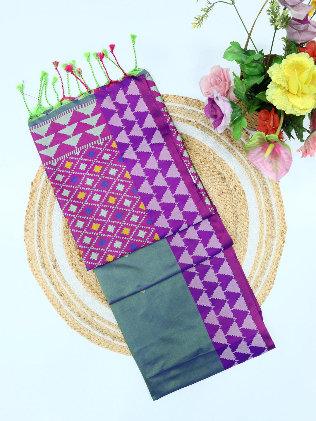 Citra - Teel green Synthetic Art Saree
