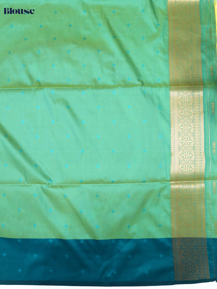 Vanashri - Emerald Synthetic Art Saree