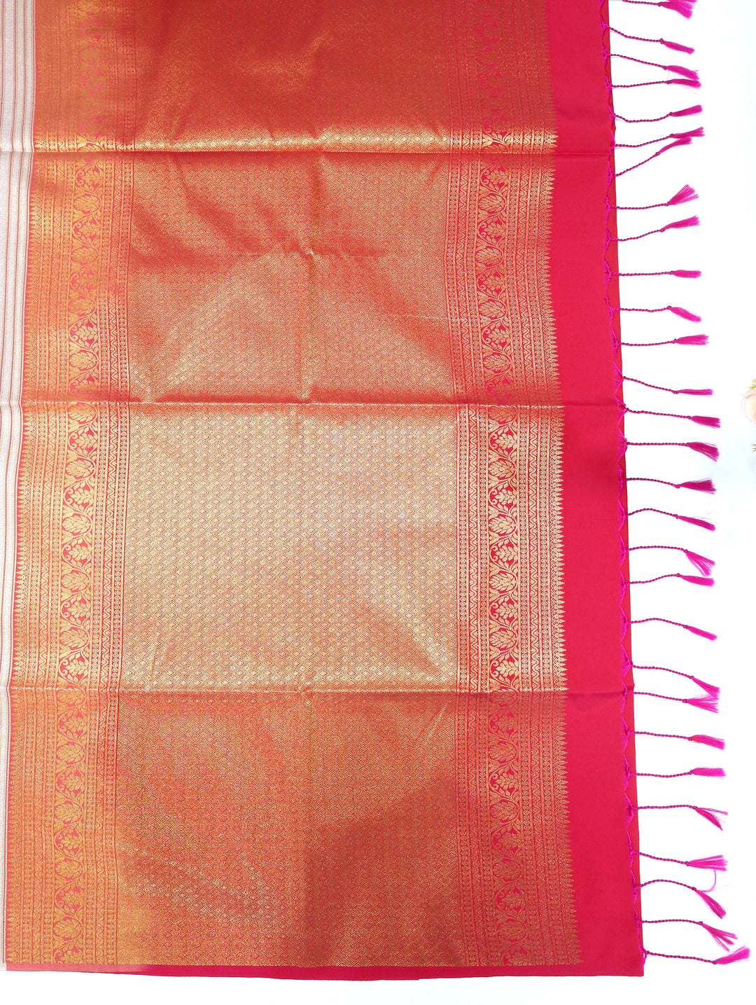 Ilavarasi — Grey Pink Tana Art Silk Saree