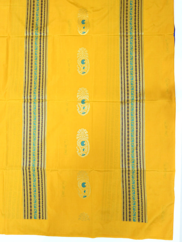 Gomathi — Golden Yellow Tana Art Silk Saree