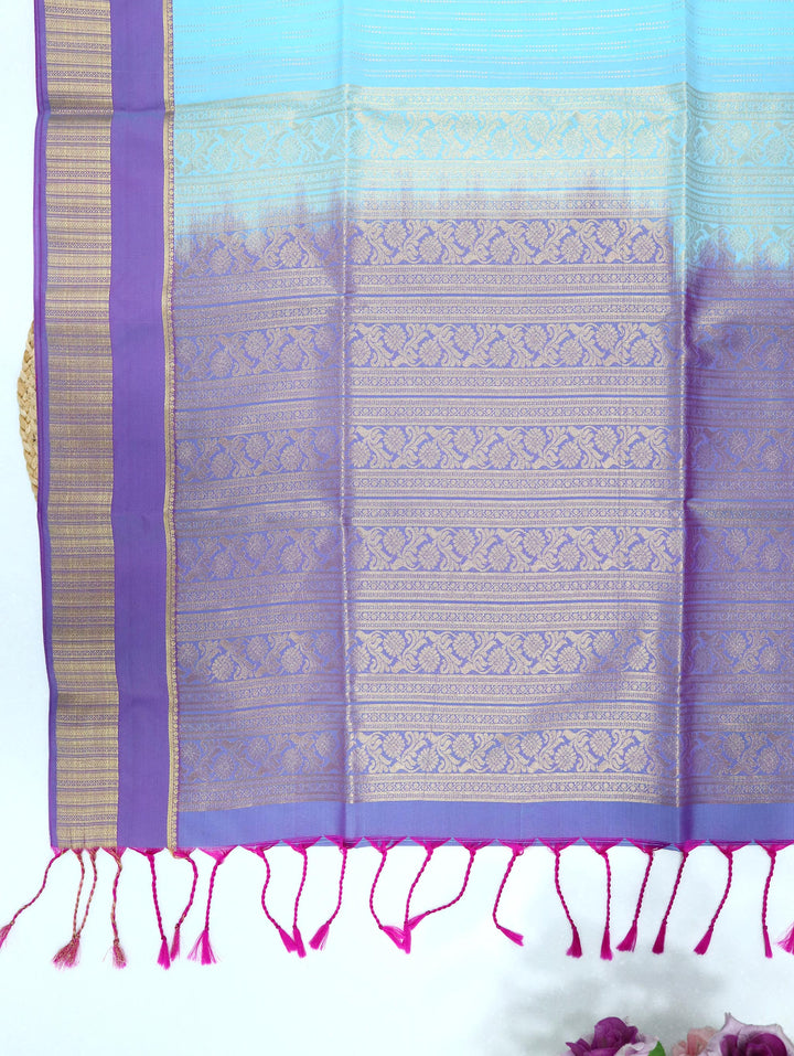 Sindhu — Aqua Blue Tana Art Silk Saree