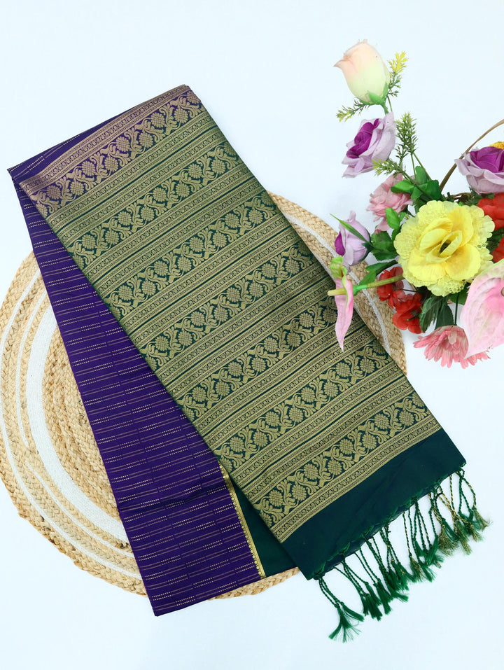 Anandhi — Royal Purple Tana Art Silk Saree