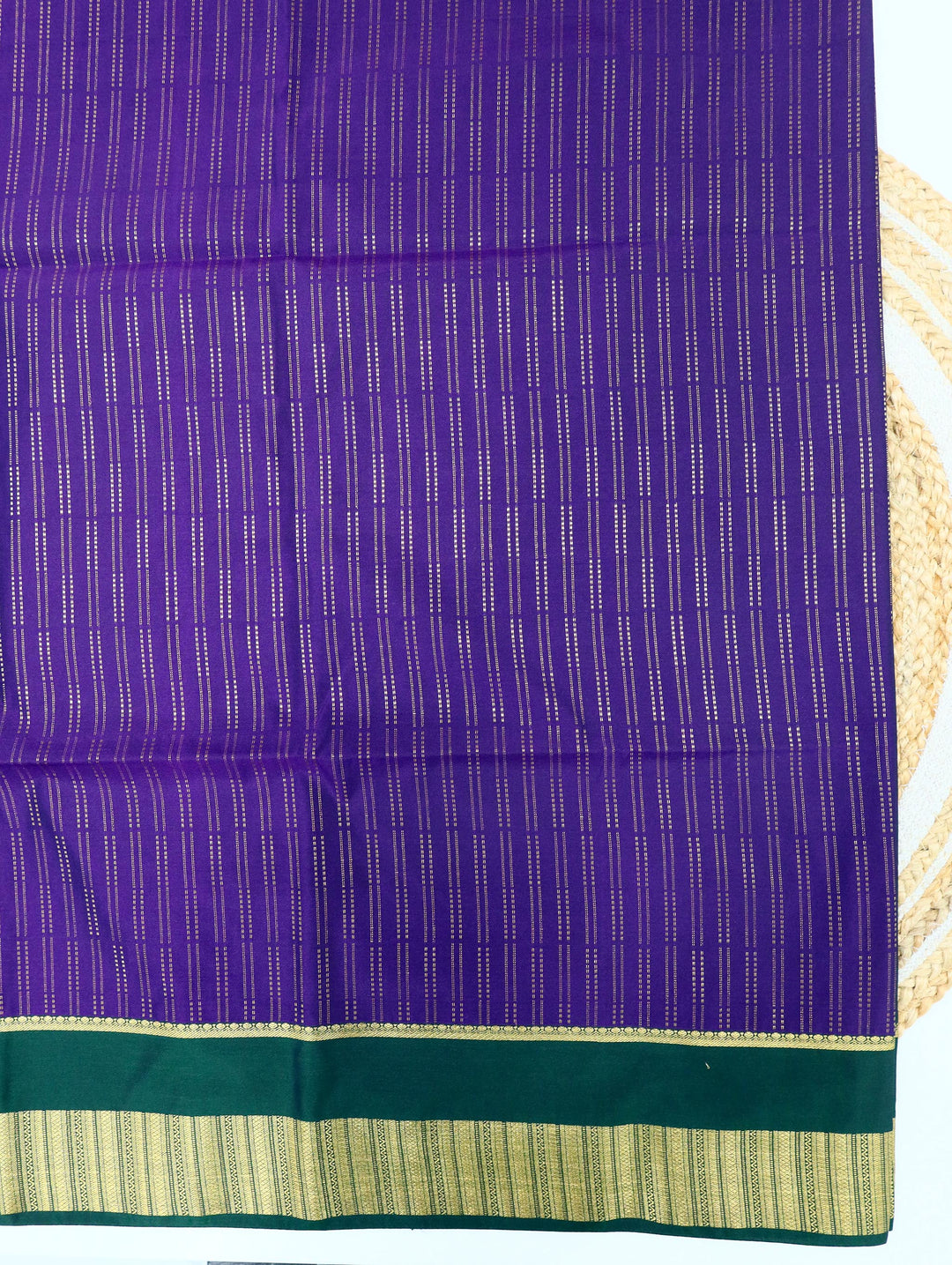 Anandhi — Royal Purple Tana Art Silk Saree