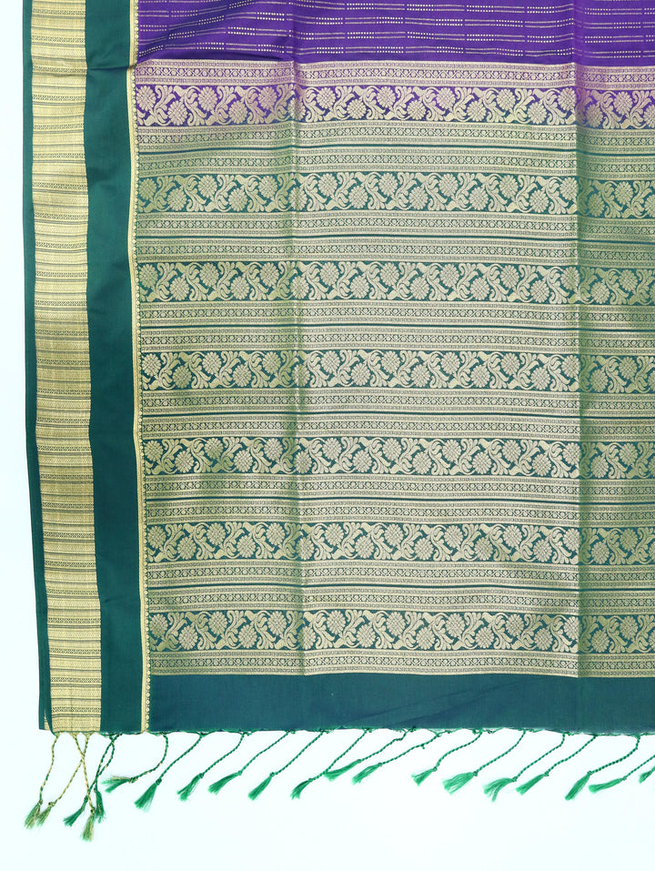Anandhi — Royal Purple Tana Art Silk Saree