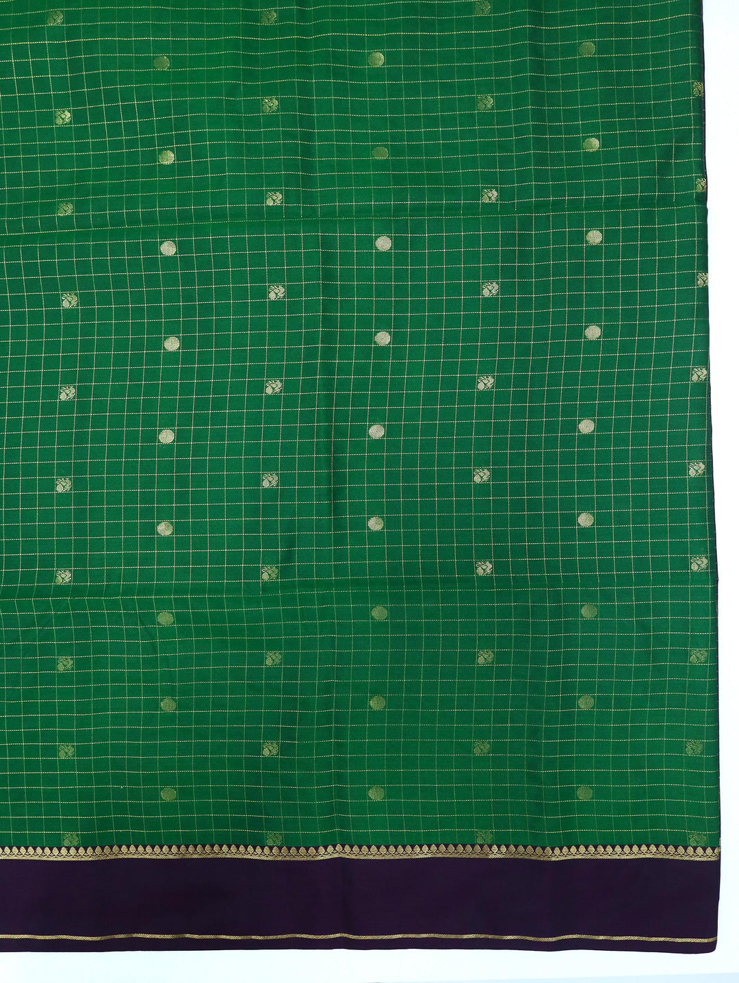 Thulasi — Emerald Green Tana Art Silk Saree