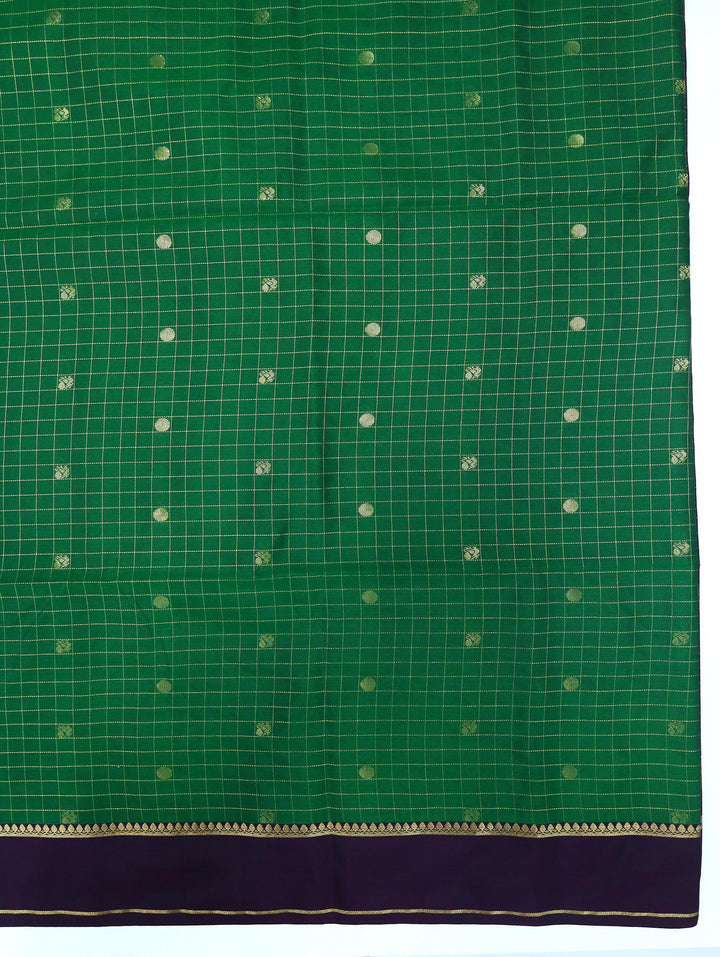 Thulasi — Emerald Green Tana Art Silk Saree