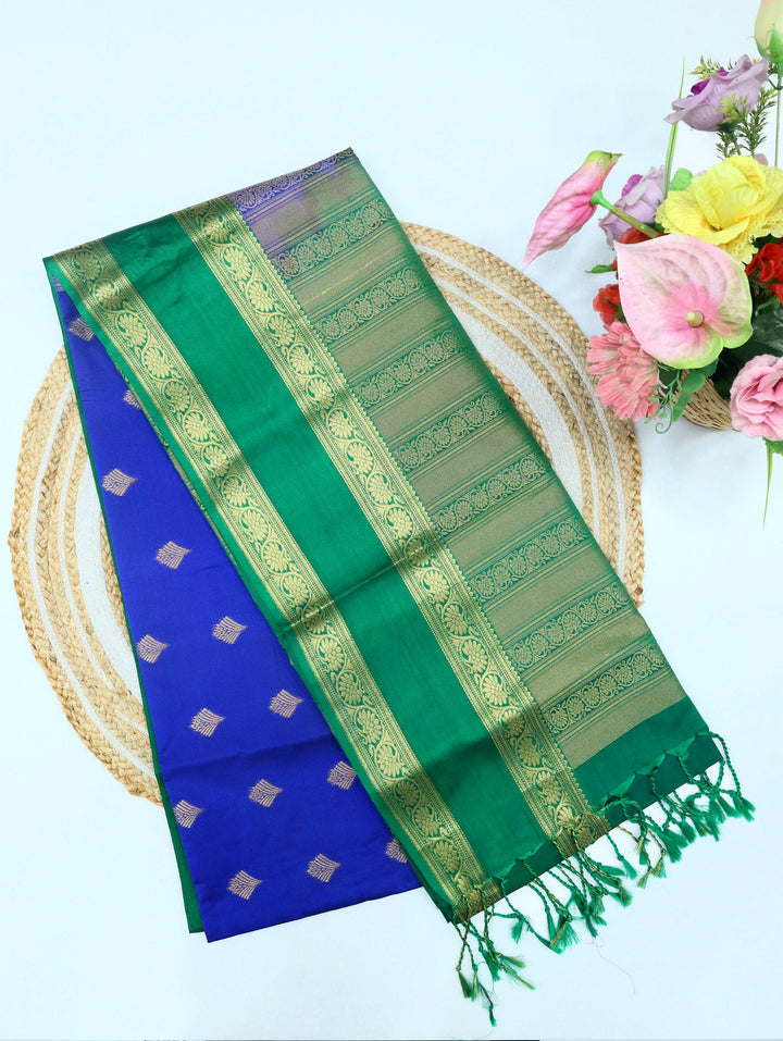 Kowsalya — Royal Blue Tana Art Silk Saree