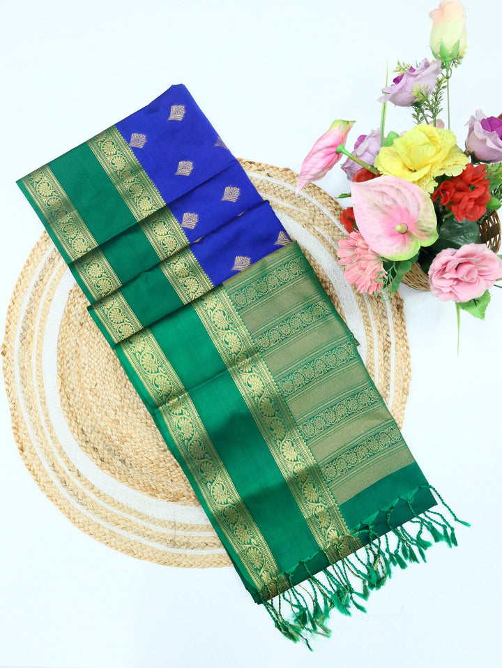 Kowsalya — Royal Blue Tana Art Silk Saree