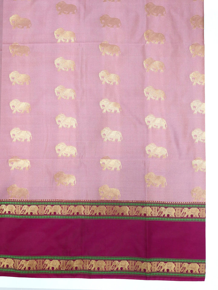 Janani — Pastel Pink Tana Art Silk Saree