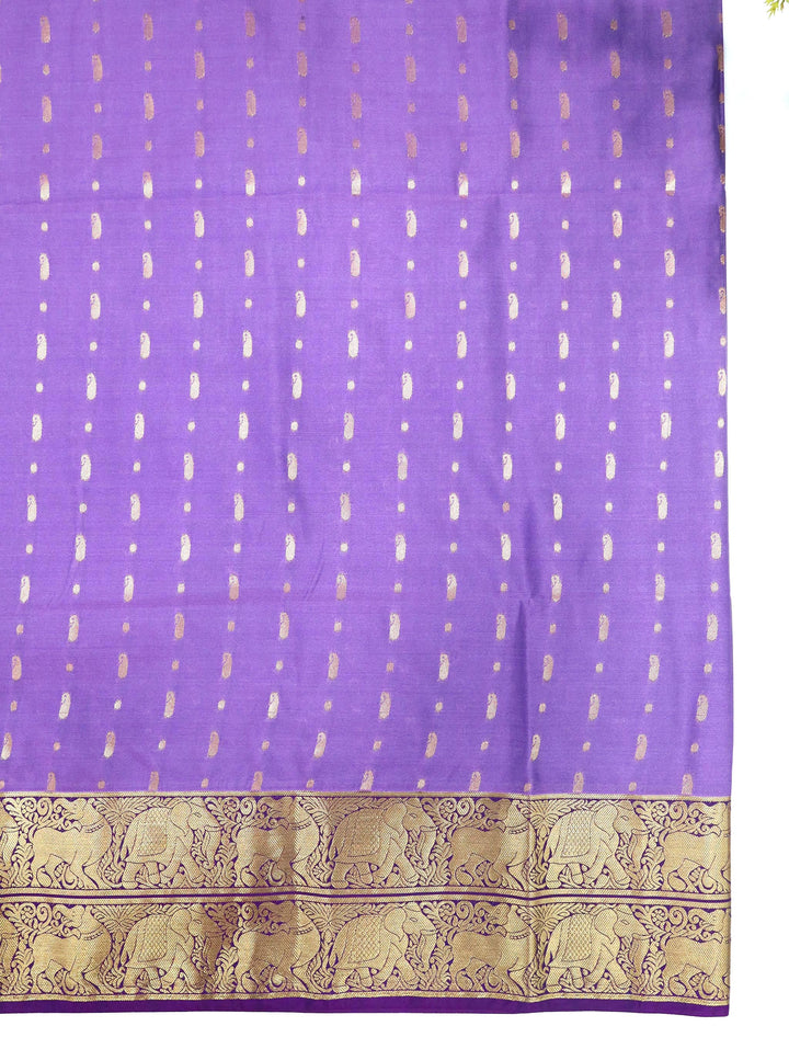 Uthara — Soft Violet Tana Art Silk Saree