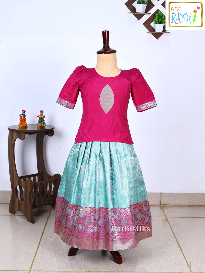 Karishma Top & Banarasi Pavadai Set