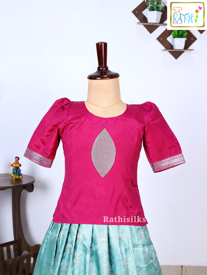 Karishma Top & Banarasi Pavadai Set