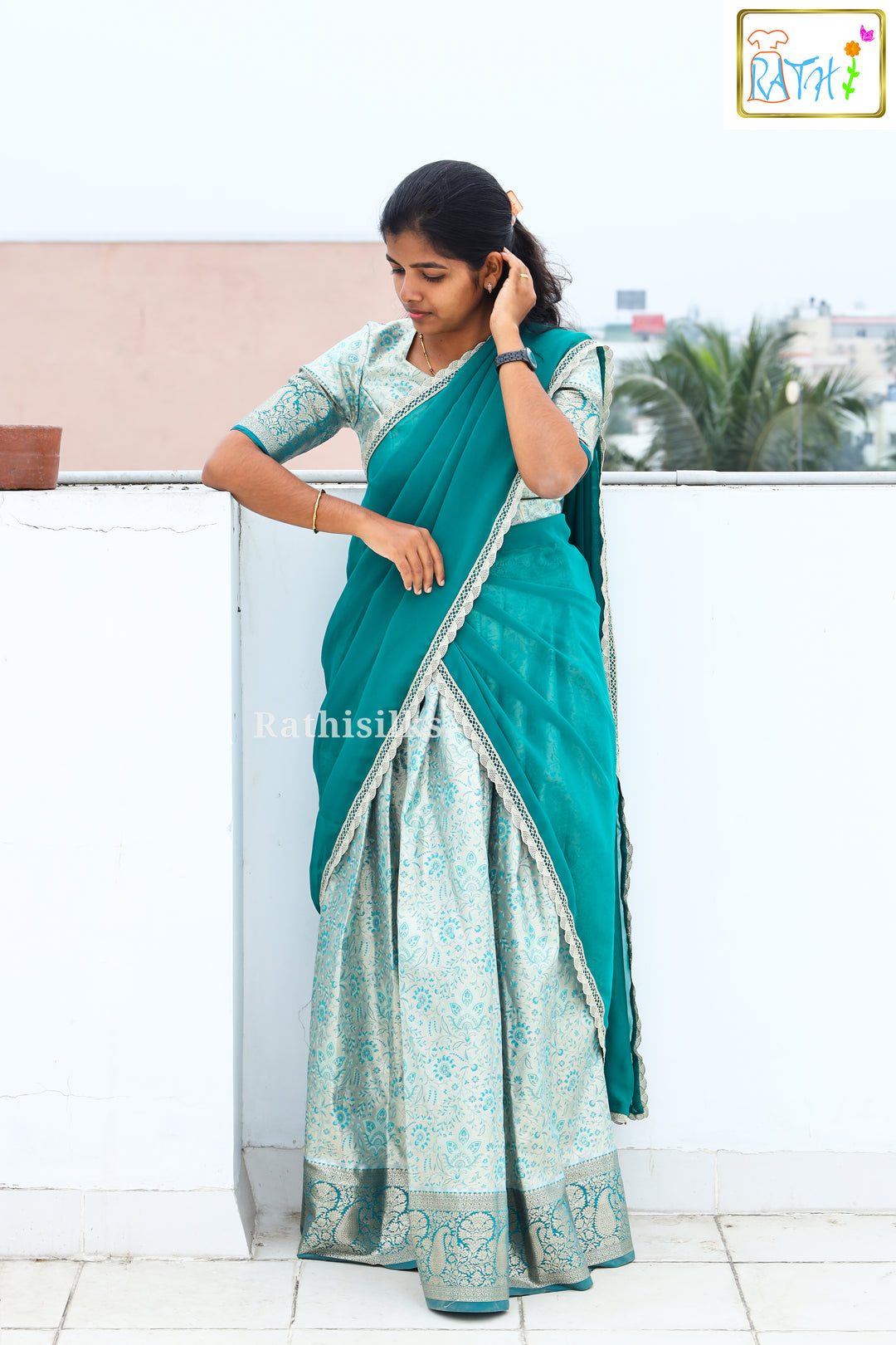 Art Silk Half Saree