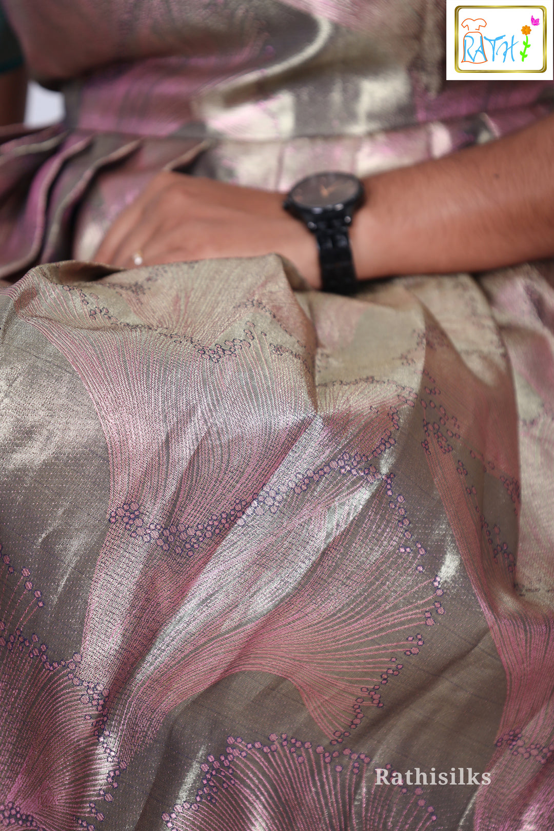 Art Silk Floor-Length Gown