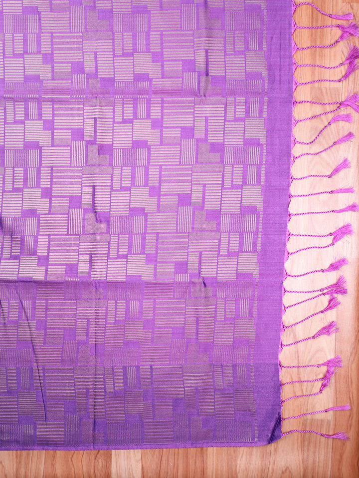 Mangai — Bottle Green Tana Art Silk Saree