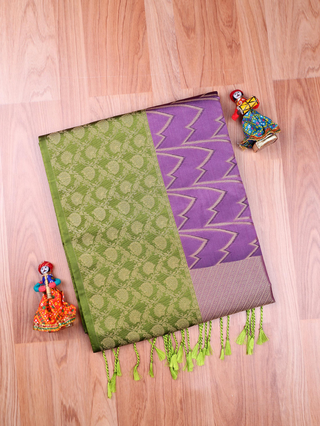 Amirtha — Lavender Tana Art Silk Saree